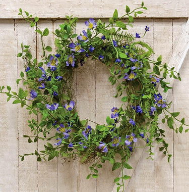 Blue Violet Wreath - The Fox Decor